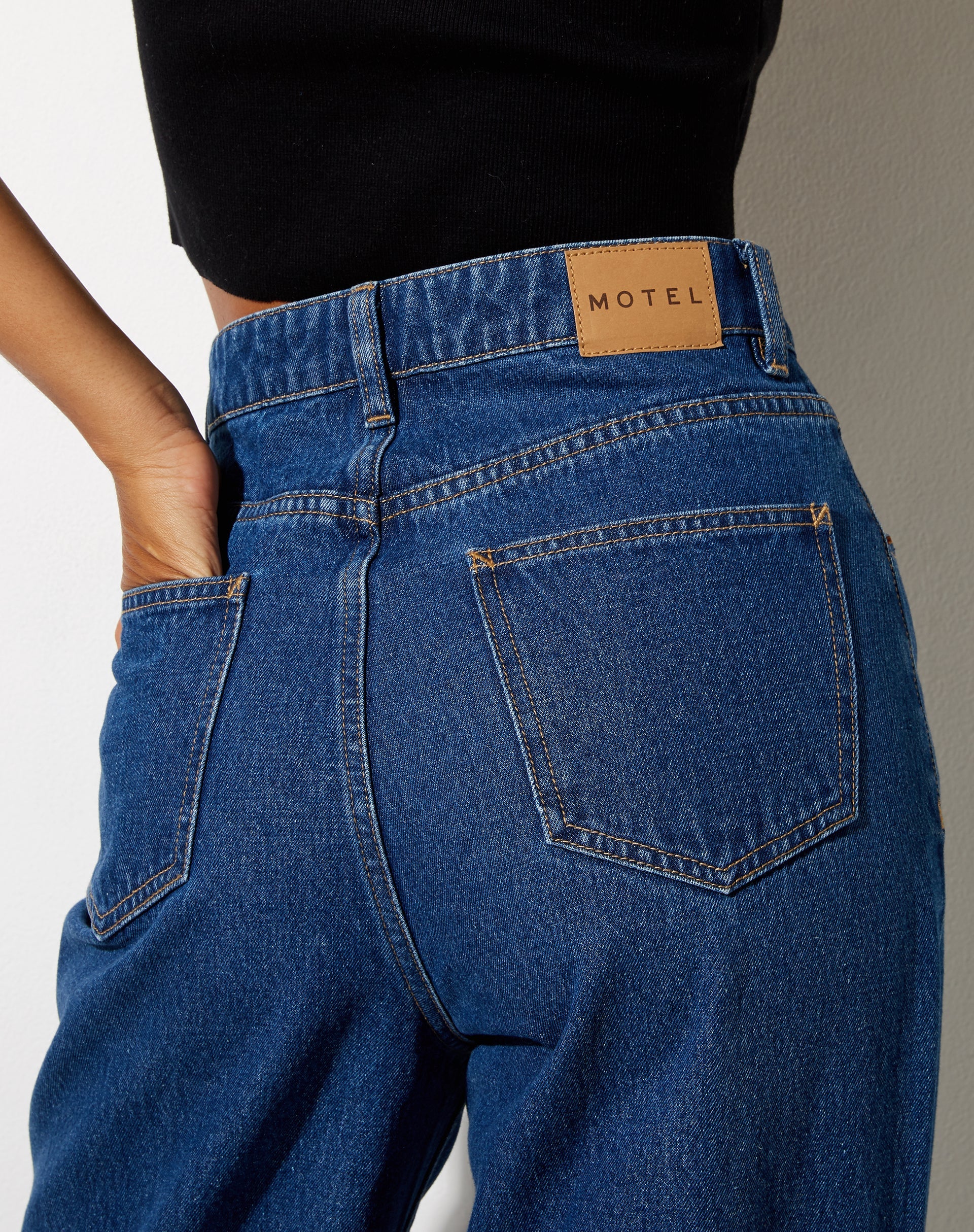 Afbeelding van Extra Wijd Jean in Klassiek Blauw