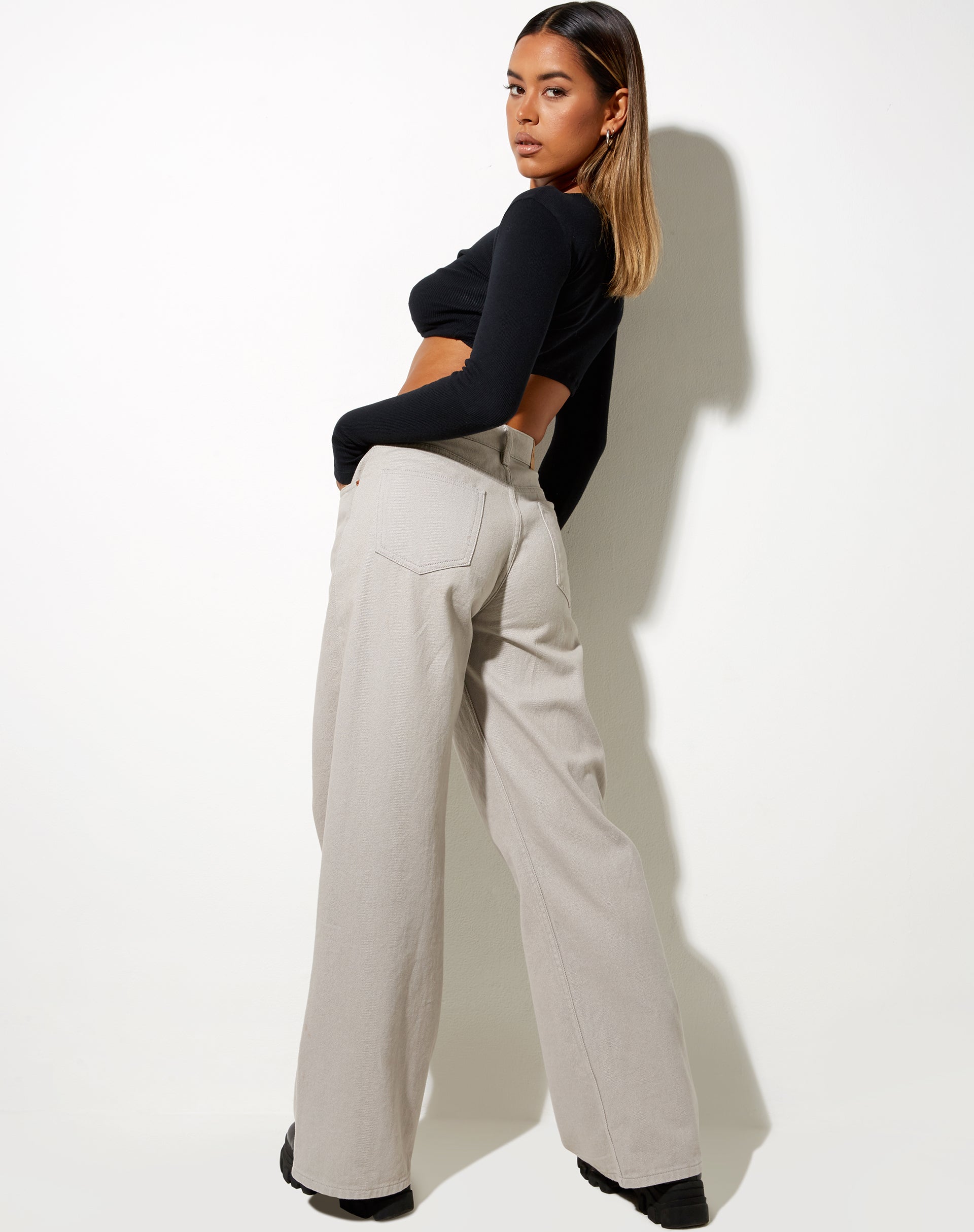 Afbeelding van Extra Wide Jeans in Moonstruck