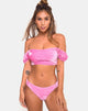 Afbeelding van Fabienne Bikinitop in Fluweel Candy Pink