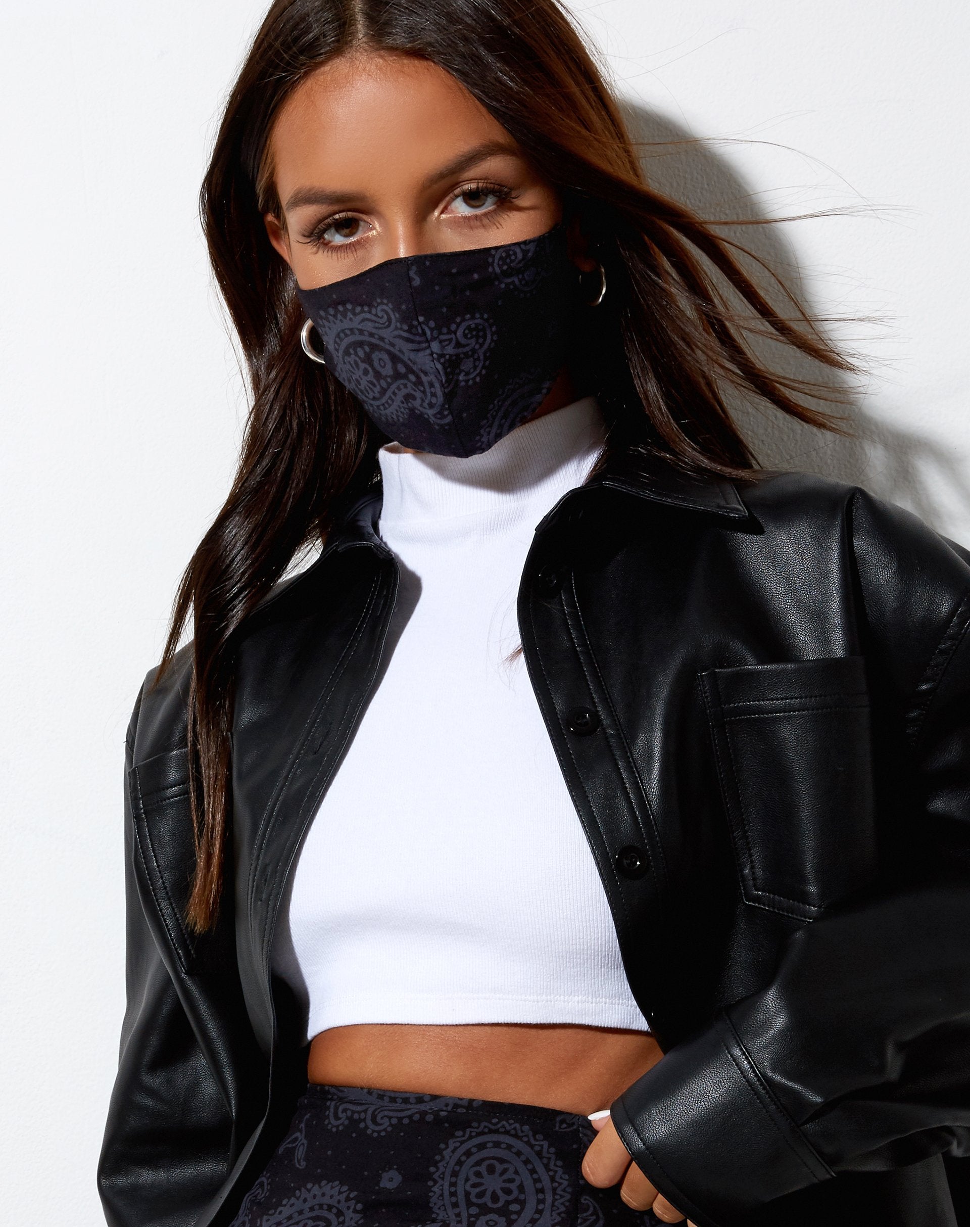 Afbeelding van Gezichtsmasker in Perzische nacht Zwart
