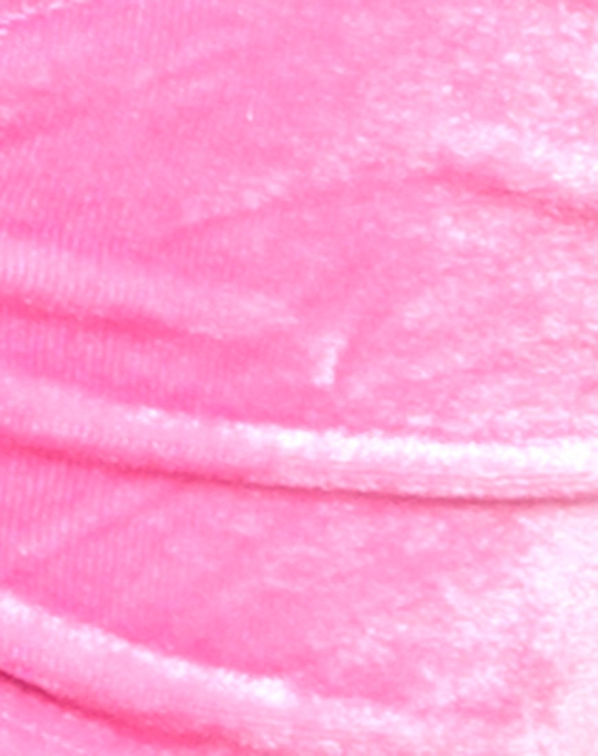 Afbeelding van Fadel Bikinibroekje in Fluweel Candy Pink