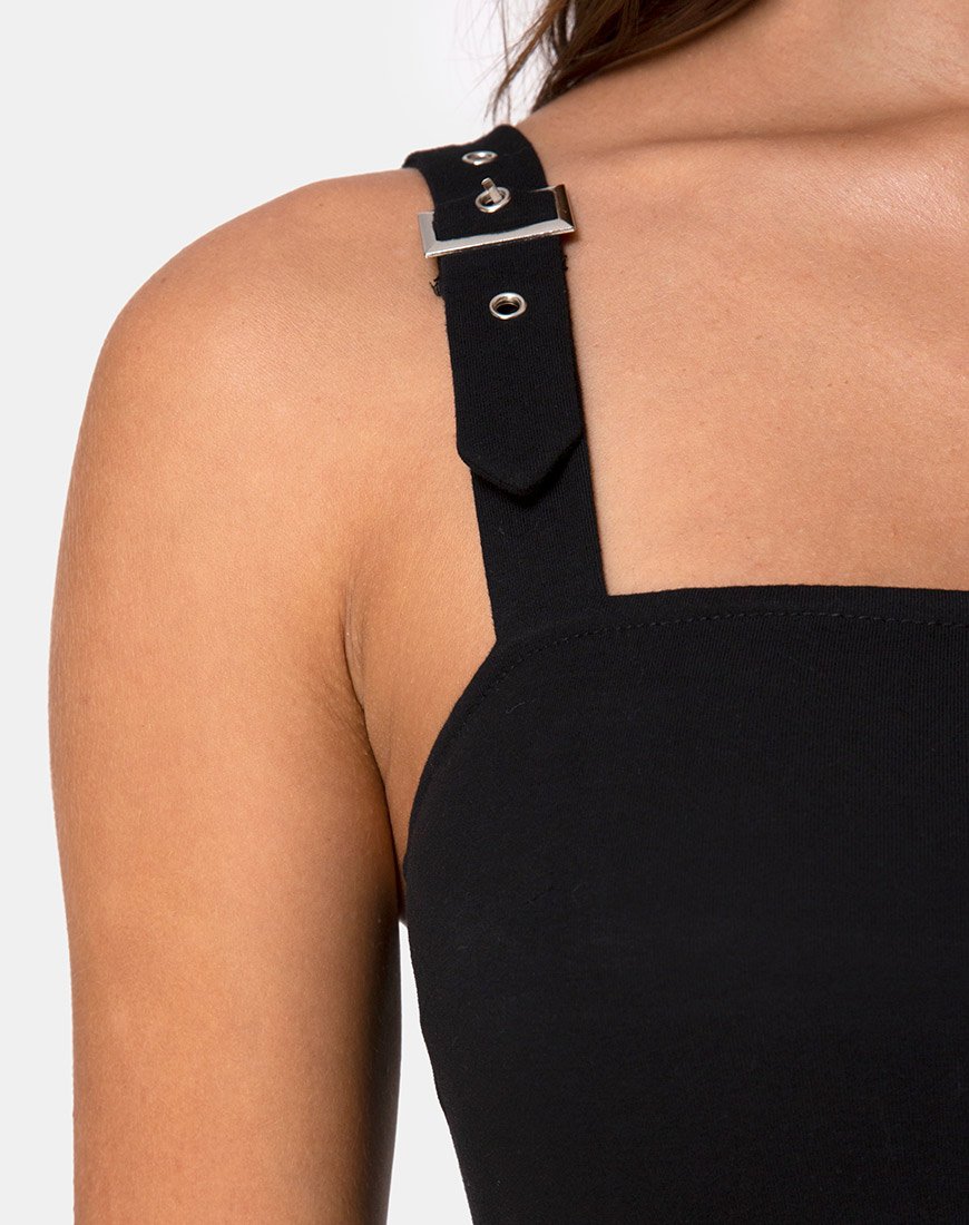 Afbeelding van Farlie Bodycon Gespjurk in Zwart