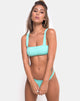 Afbeelding van Febe Bikinitop in Mini Rib Mint