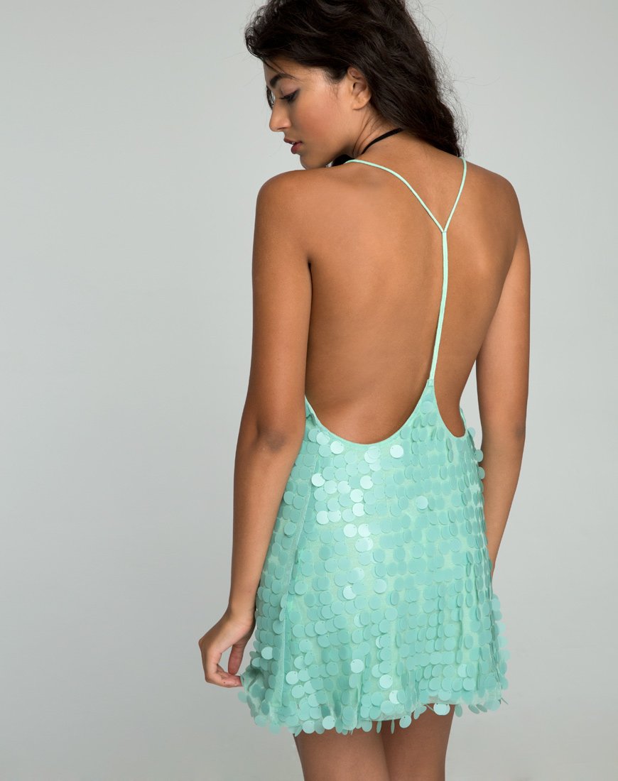 Finn Jurk in Disc Pailletten Mint
