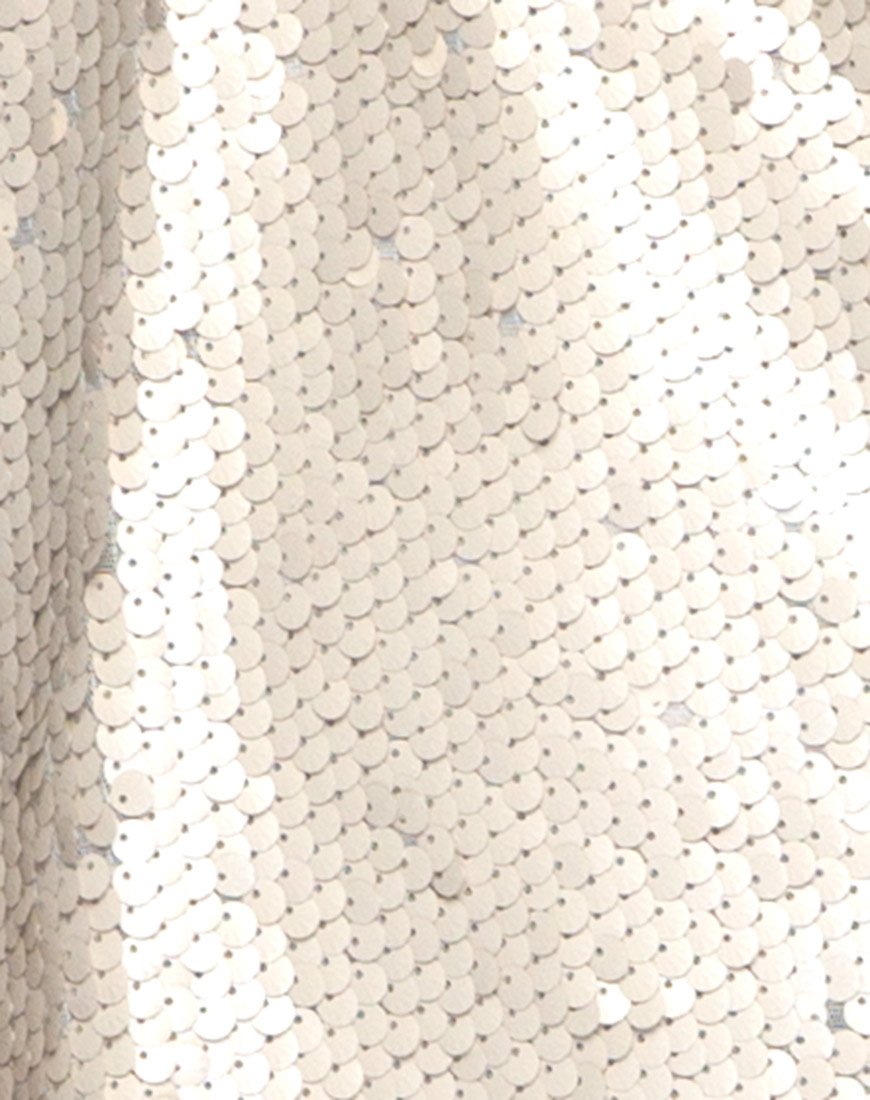 Afbeelding van Finn Slip Dress in Schelp Pailletten Nude