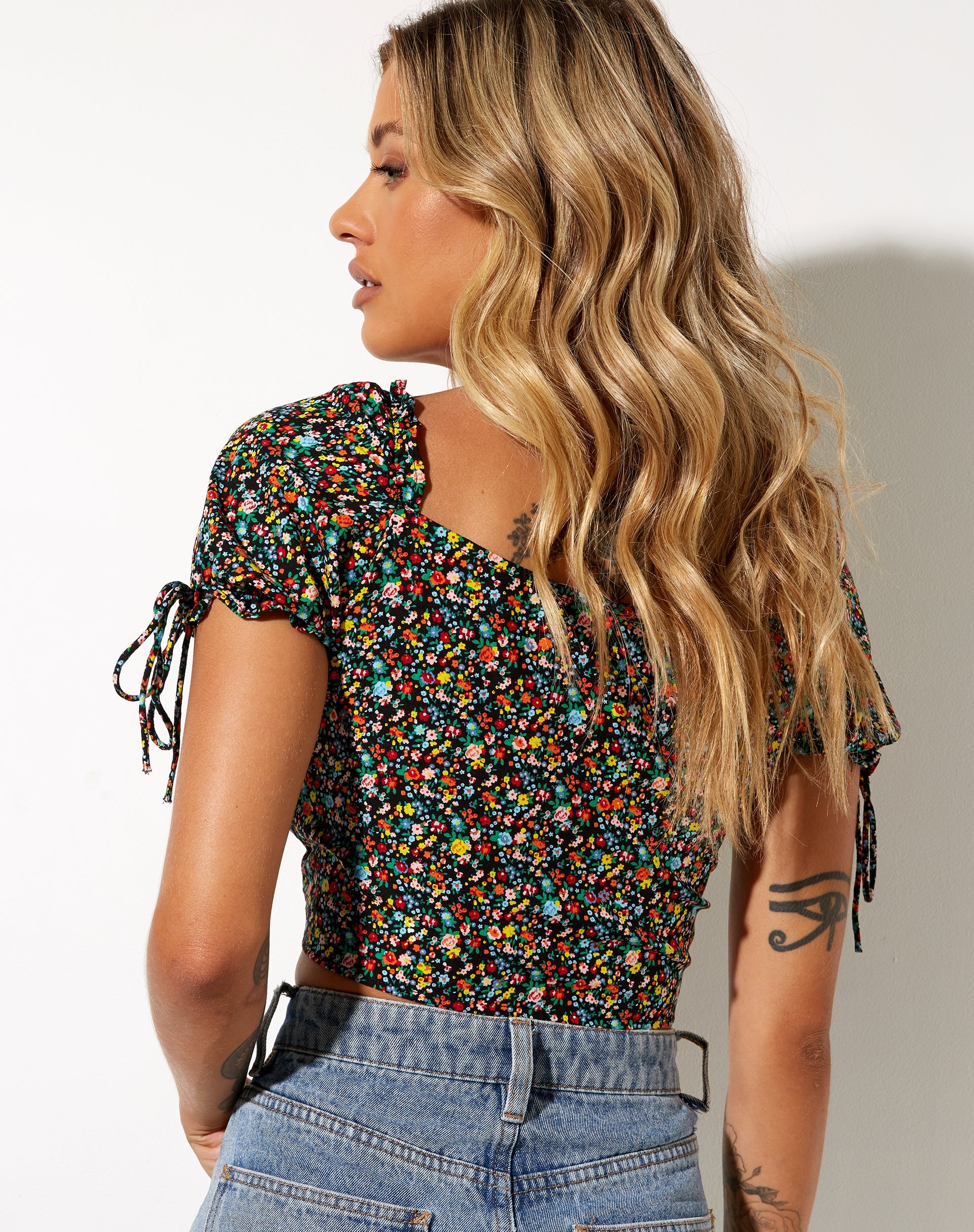 Afbeelding van Flaba Crop Top in Kenny Floral