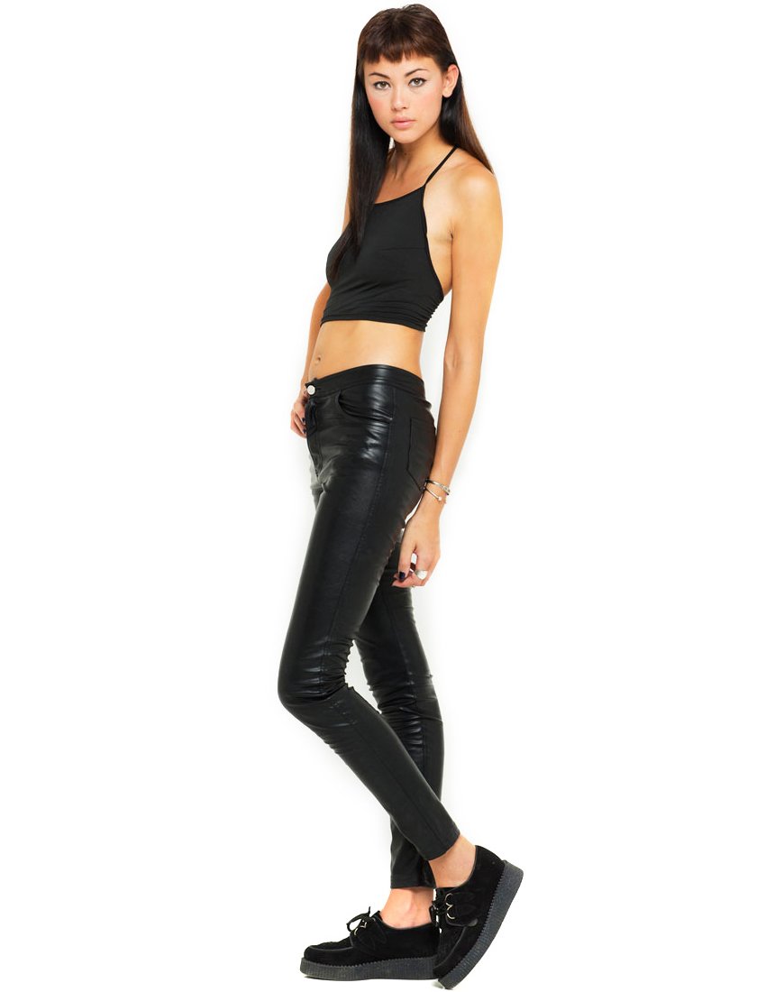 Afbeelding van Fonda Halter Crop Top in Zwart