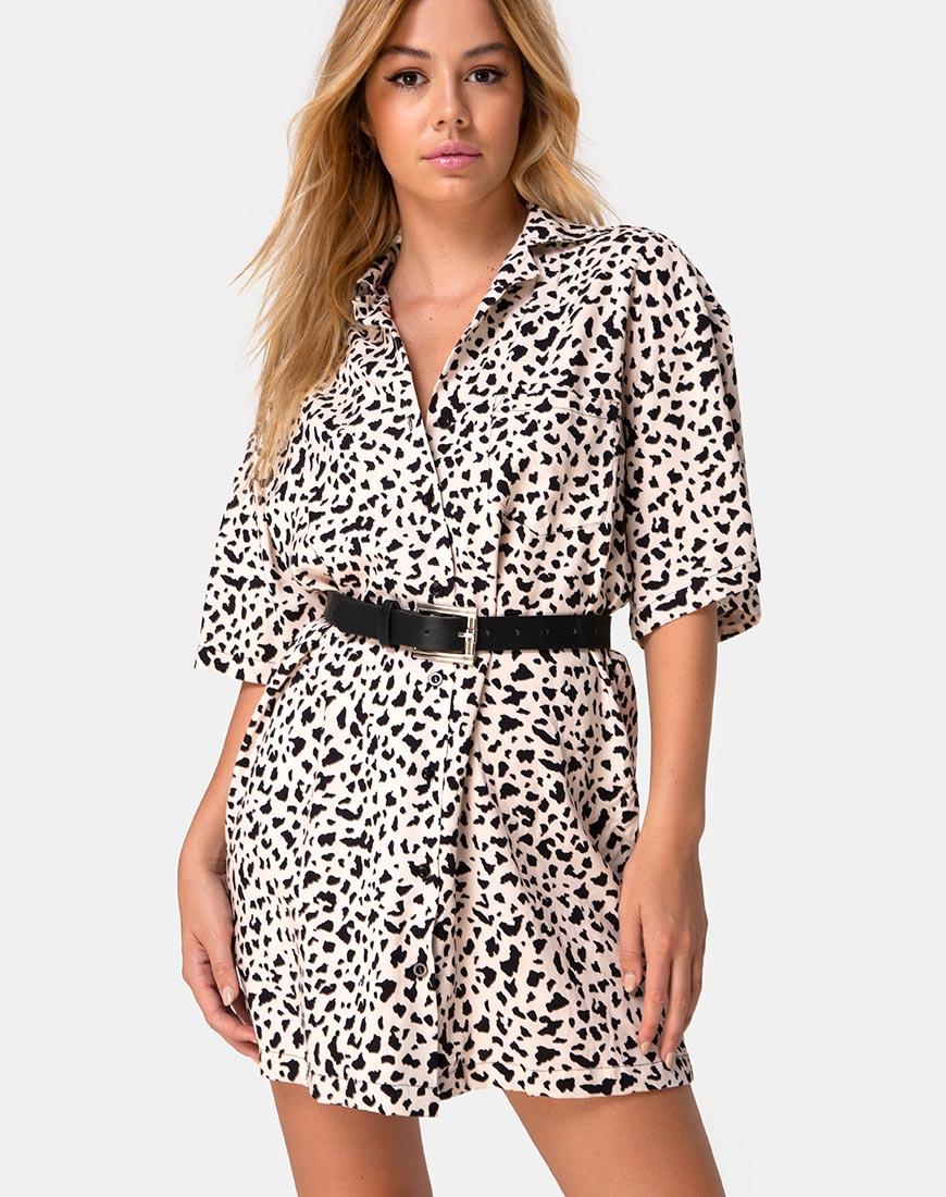 Fresia Mini Jurk in Wild Thing