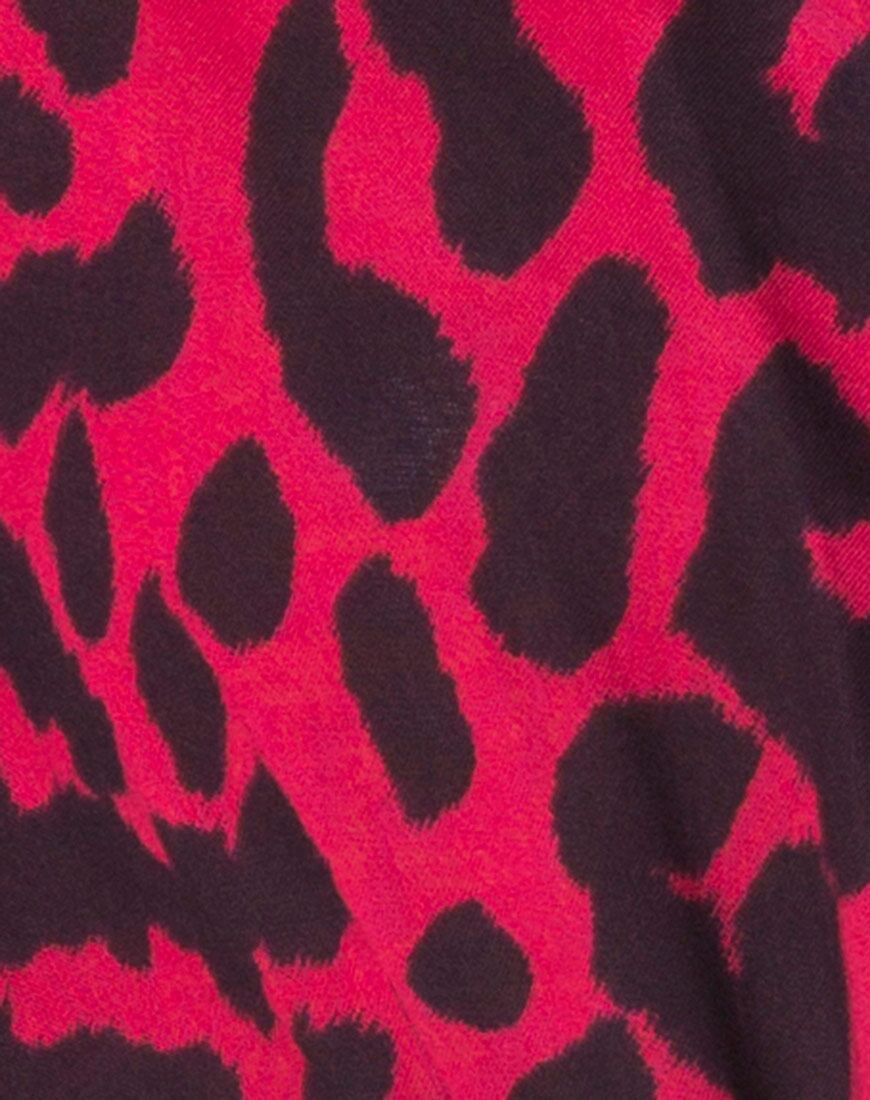 Afbeelding van Disam Overhemd in Oversized Jaguar Rood