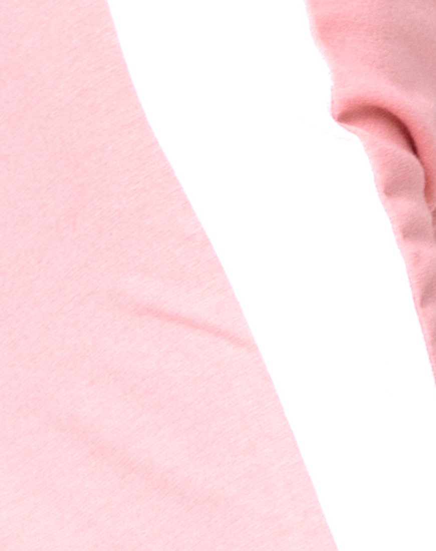 Afbeelding van Gadice Off The Shoulder Bodice in Lichtroze met Witte Streep
