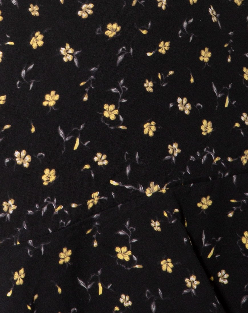 Afbeelding van Gaelle minirok in Pretty Petal Zwart