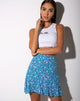 Afbeelding van Gaelle minirok in Bloom Baby Blue