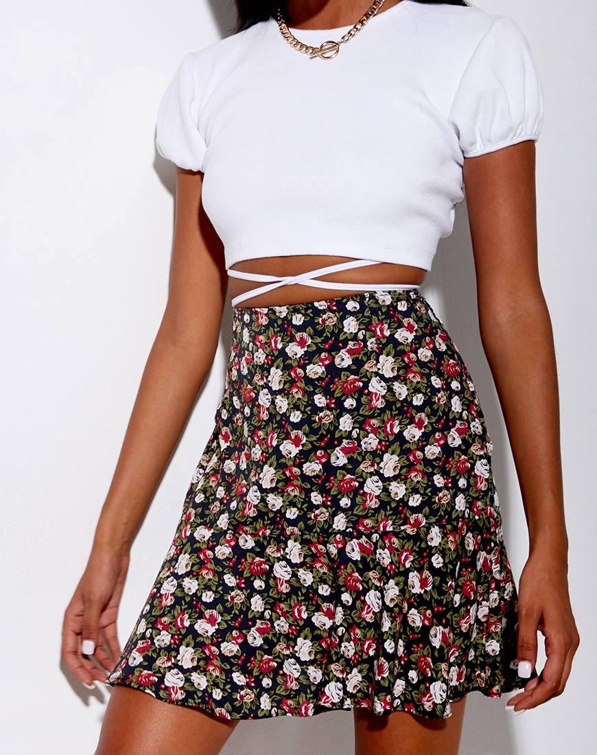 Gaelle minirok in Courtney Bloemen