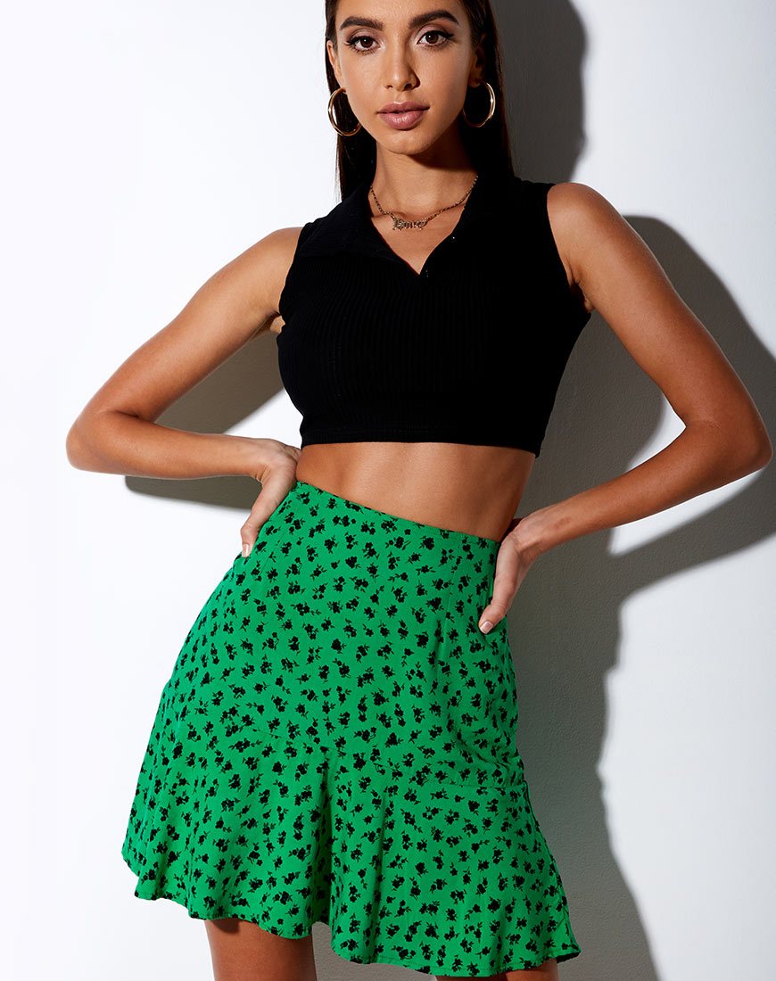 Afbeelding van Gaelle rok in Dainty Daisy groen