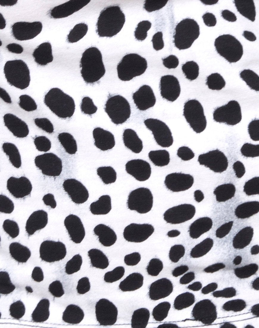 Afbeelding van Gaga Off The Shoulder Crop in Dalmatiër