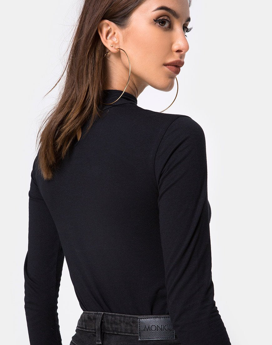 Afbeelding van Galantis Cutout Bodice in Zwart