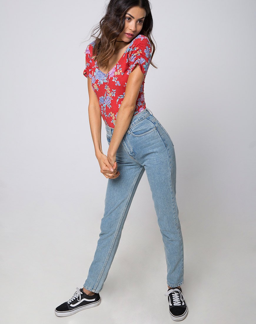 Afbeelding van Galay Plunge Bodice in Vintage Fleur