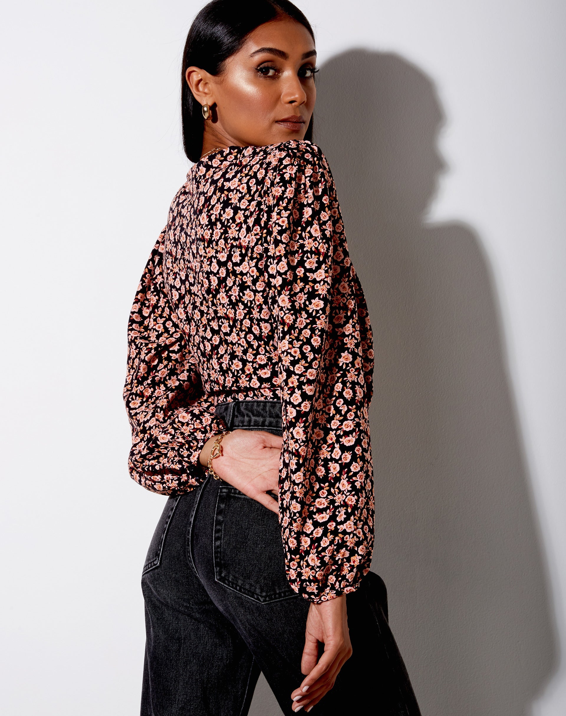 Afbeelding van Glario Crop Top in Herfstbloesem