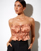 Afbeelding van Gamera Cami Top in Satijn Roségoud