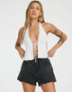 Afbeelding van Gastra Crop Top in Wit