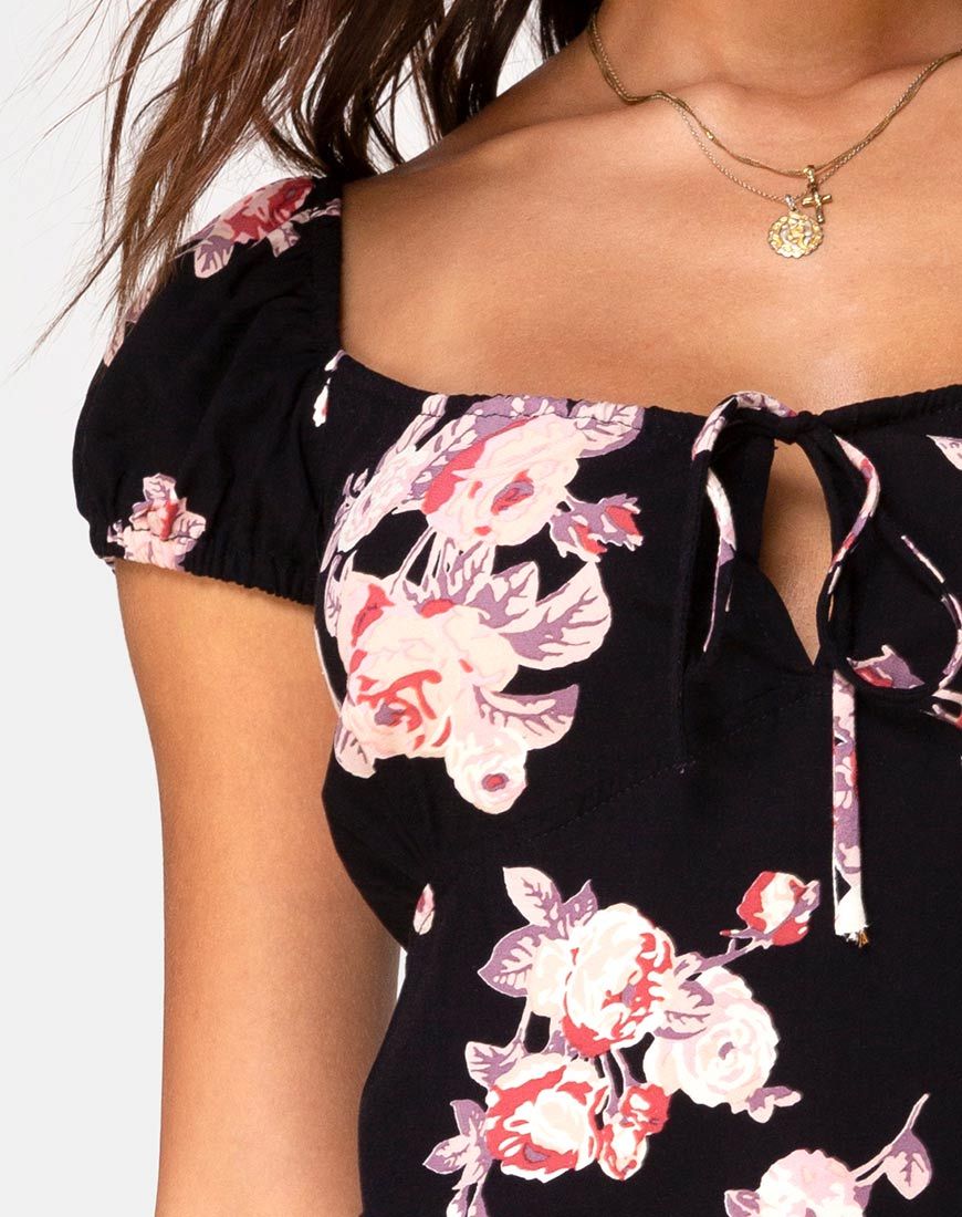 Afbeelding van Gaval Mini Dress in Vintage Rose Pink