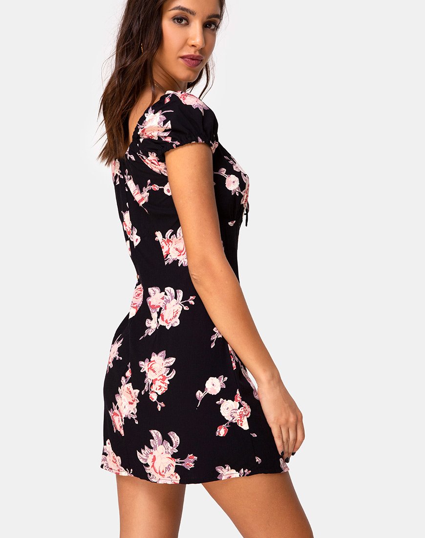 Afbeelding van Gaval Mini Dress in Vintage Rose Pink