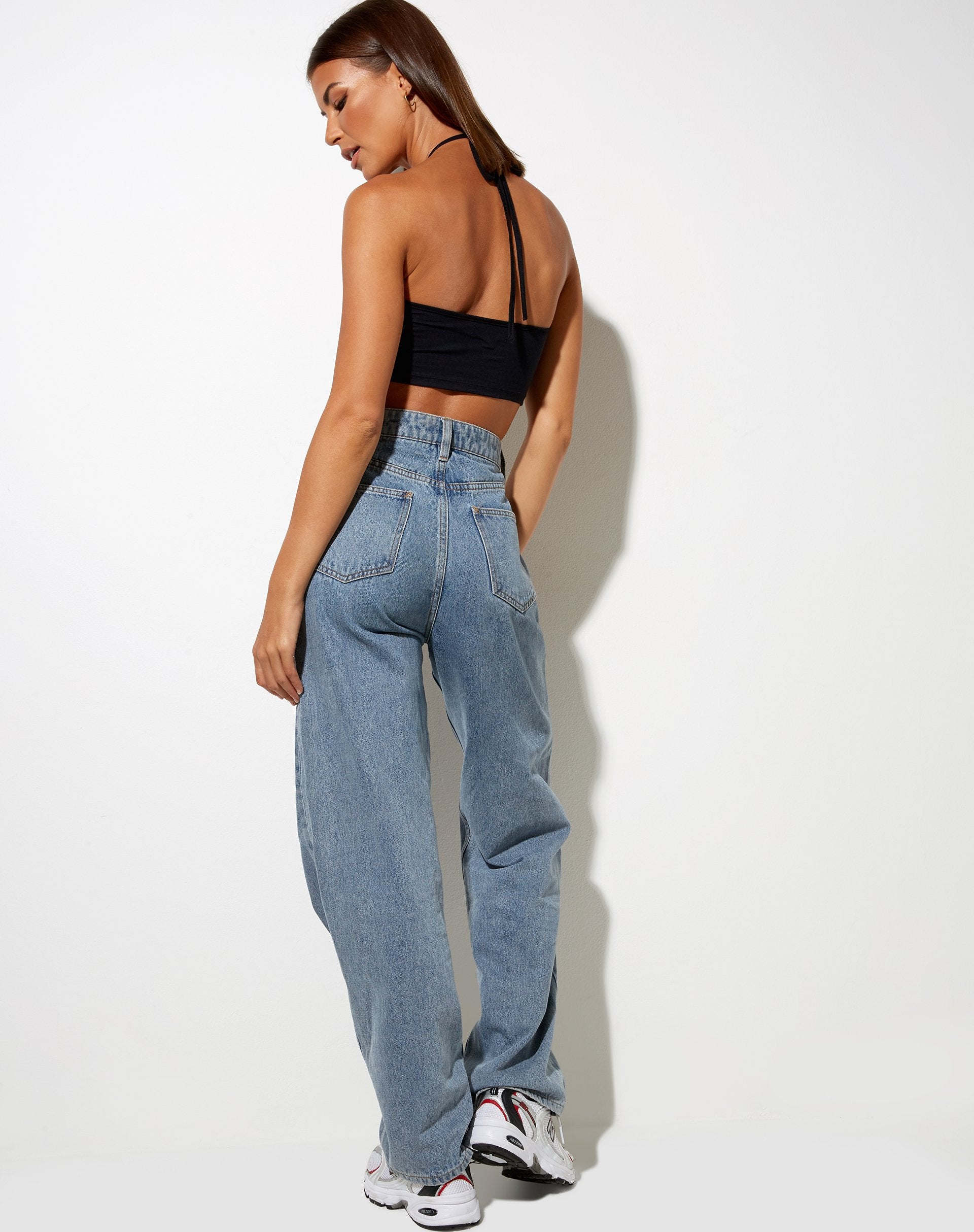 Afbeelding van Gee Crop Top in Zwart
