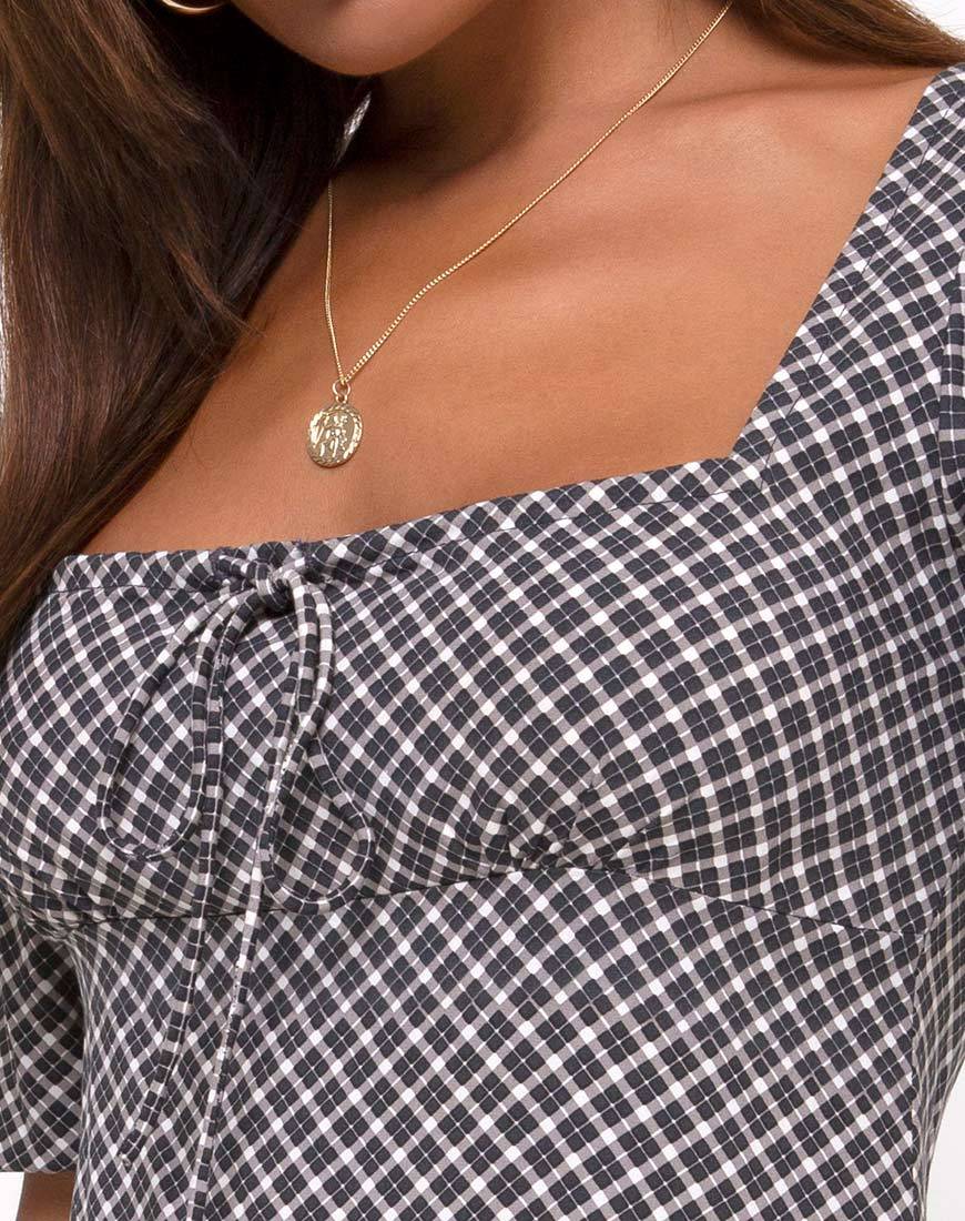 Afbeelding van Giada Jurk in Check it Out Zwart