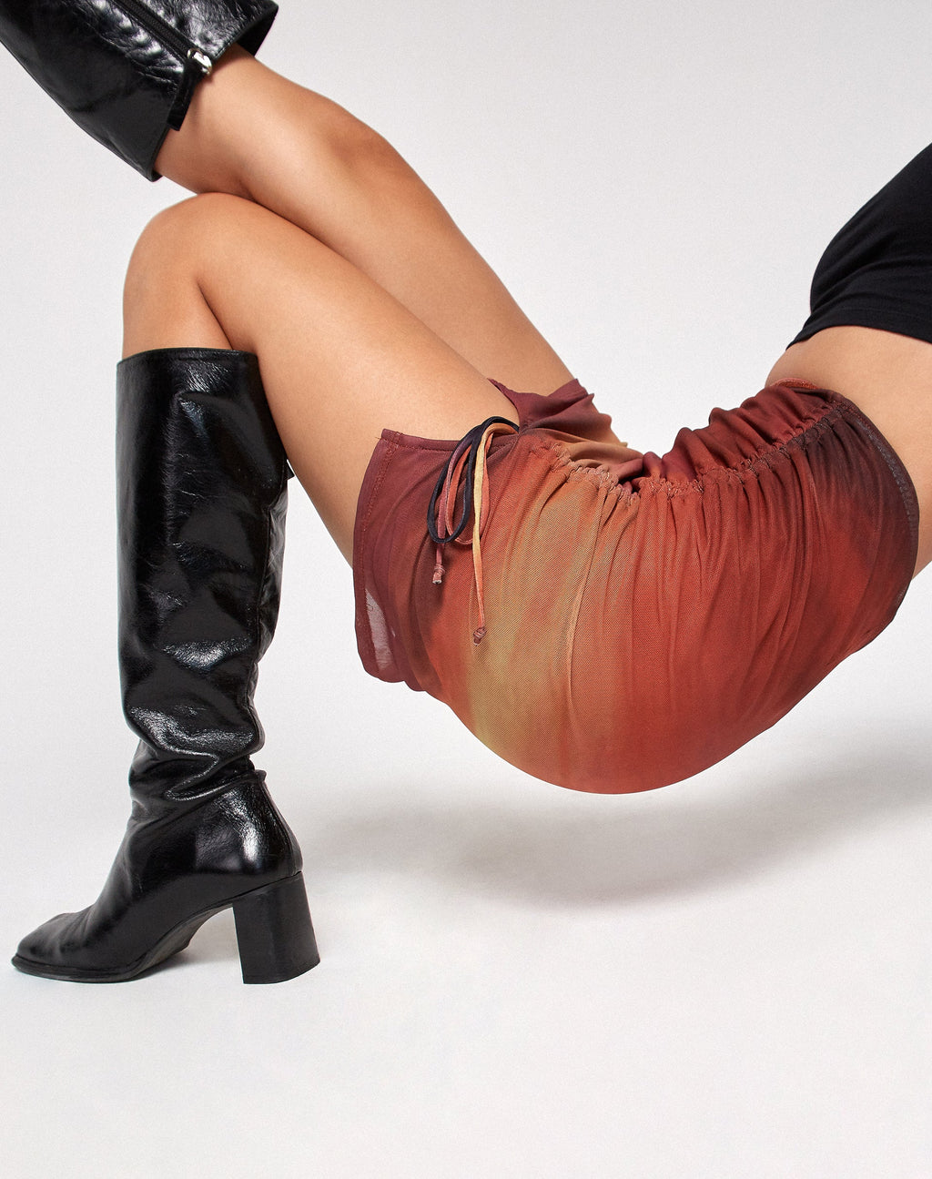 Bella Bodycon Rok in Sunset Melt