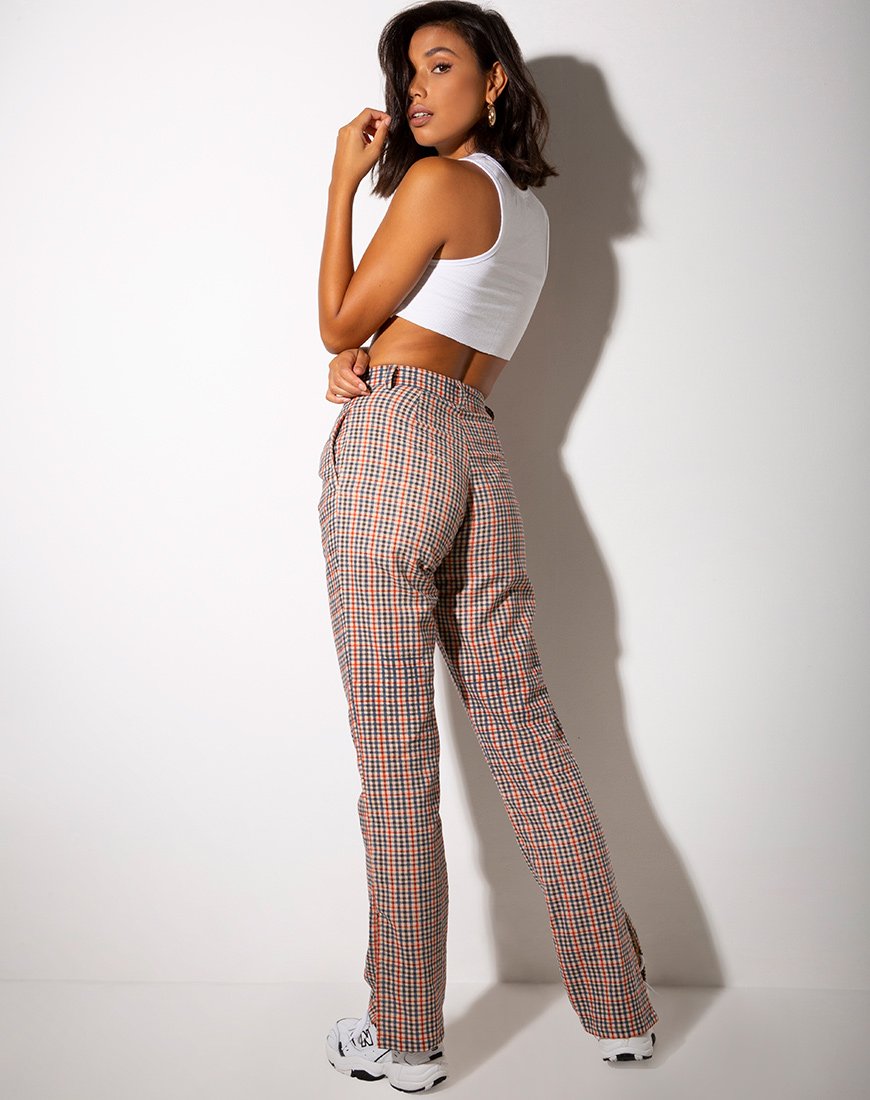 Afbeelding van Gira Split Hem Broek in Country Check