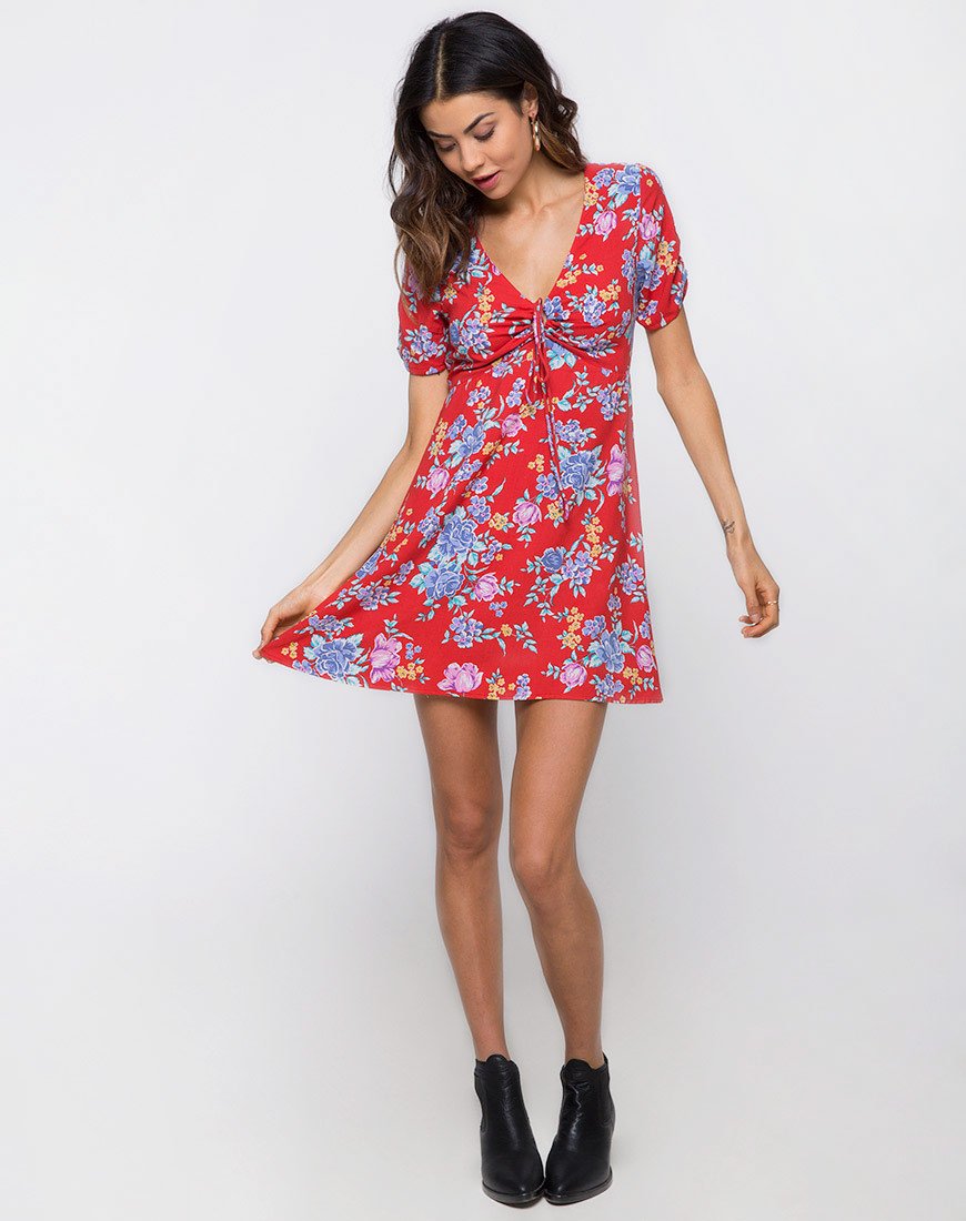 Afbeelding van Giska Theejurk in Vintage Fleur