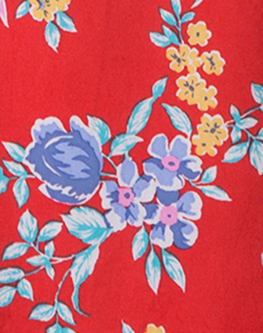 Afbeelding van Giska Theejurk in Vintage Fleur