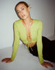 Afbeelding van Gisy Crop Top in Lycra Lime