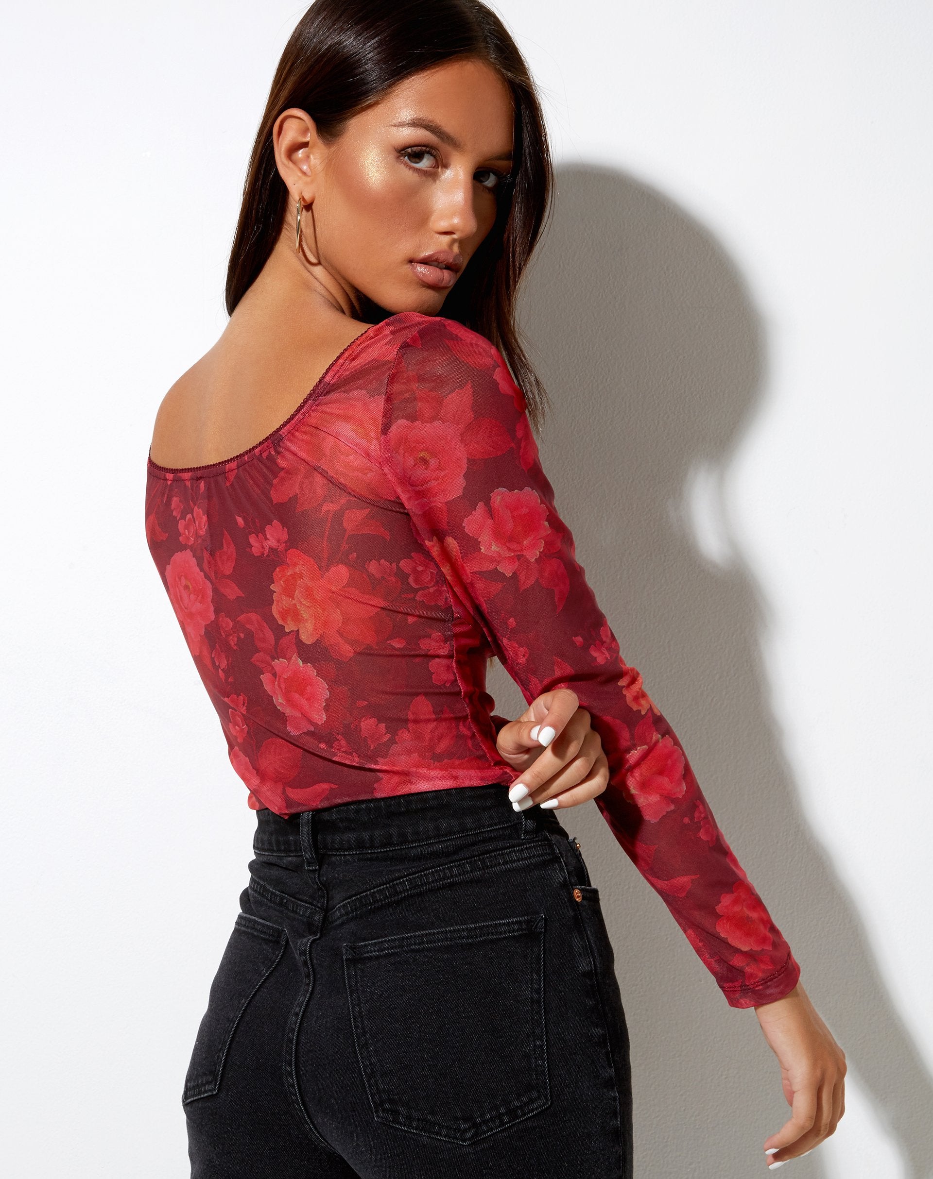 Afbeelding van Glaster Crop Top in Rough Rose