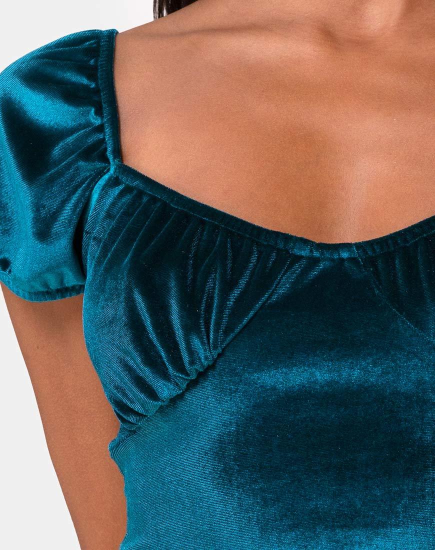 Afbeelding van Glaty Top in Velvet Teal