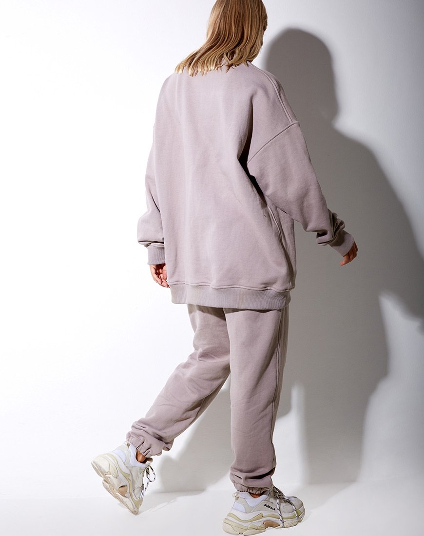 Afbeelding van Glo Sweatshirt in Paddestoel met LA Embro