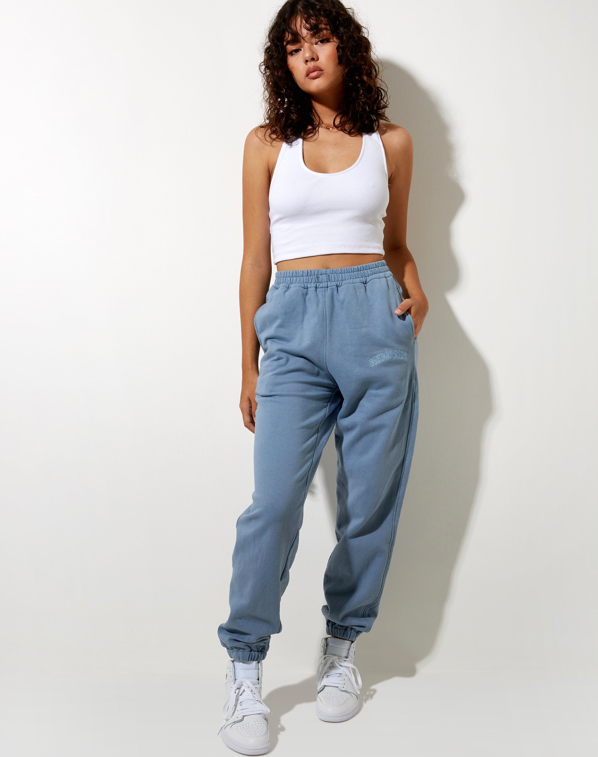 Afbeelding van Basta Jogger in Powder Blue Memories Embro