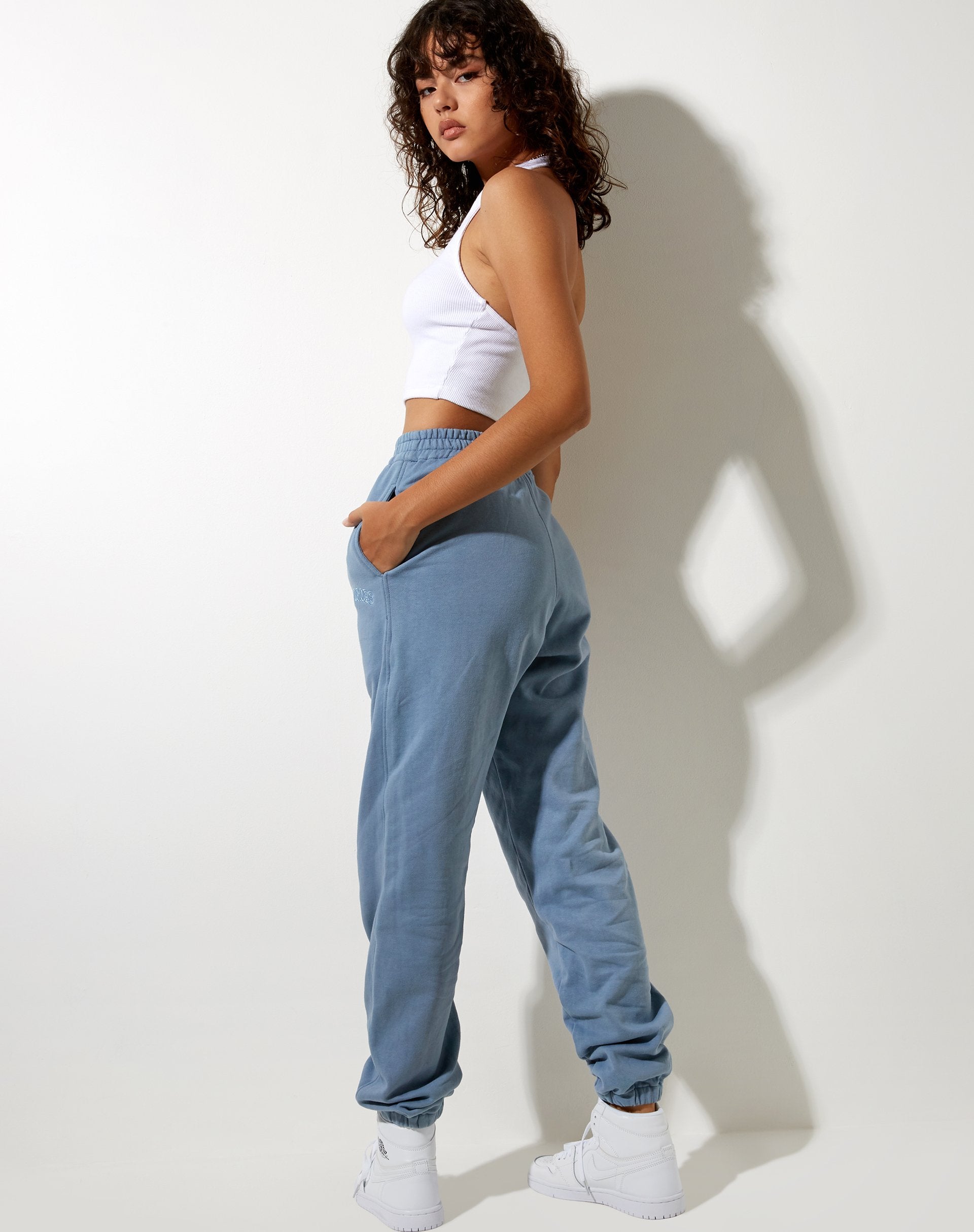 Afbeelding van Basta Jogger in Powder Blue Memories Embro