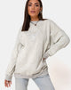 Afbeelding van Glo Sweatshirt in Ecru met Vlinder Embro
