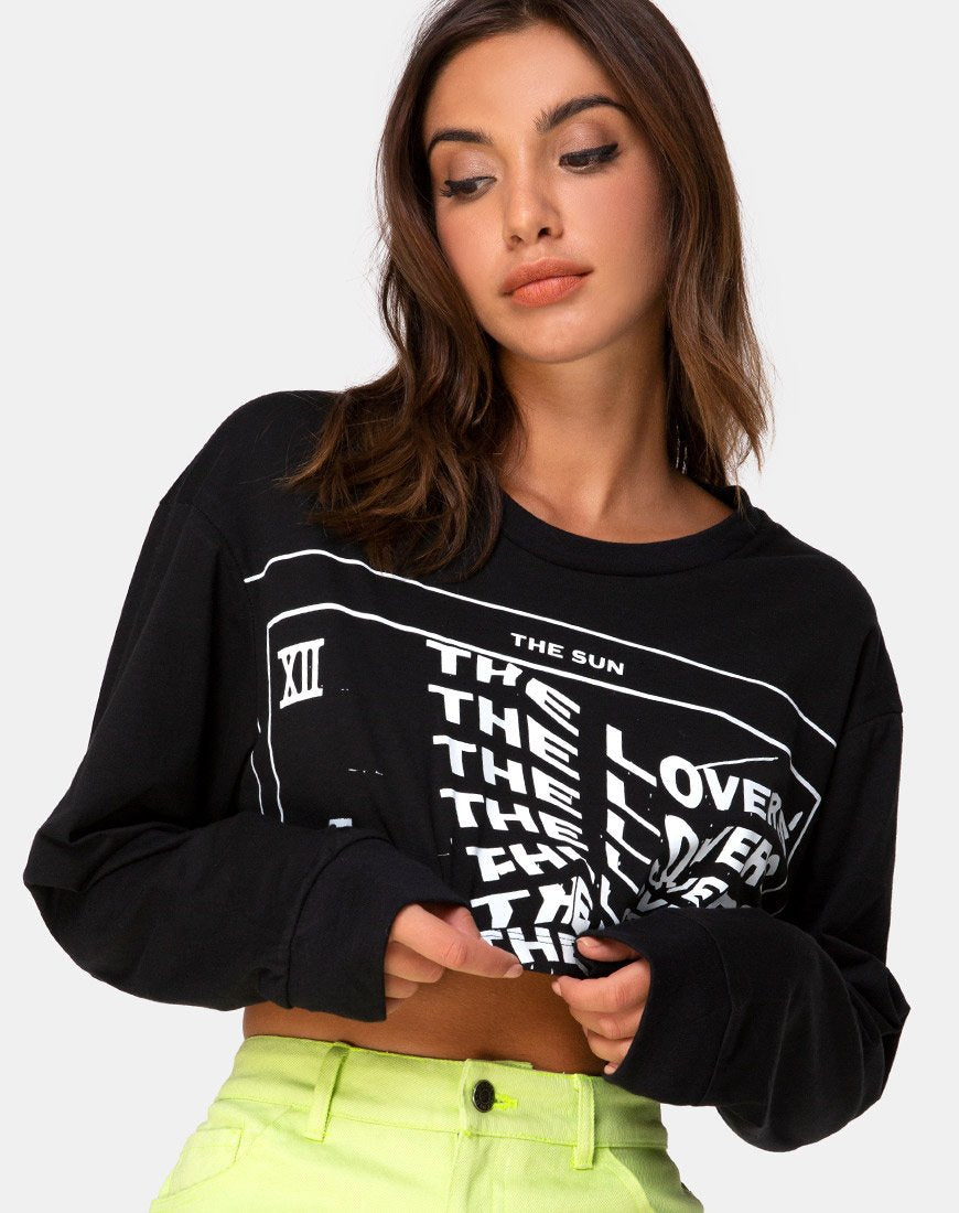 Gocea Crop Top in De Zon, Geliefden en Ziel