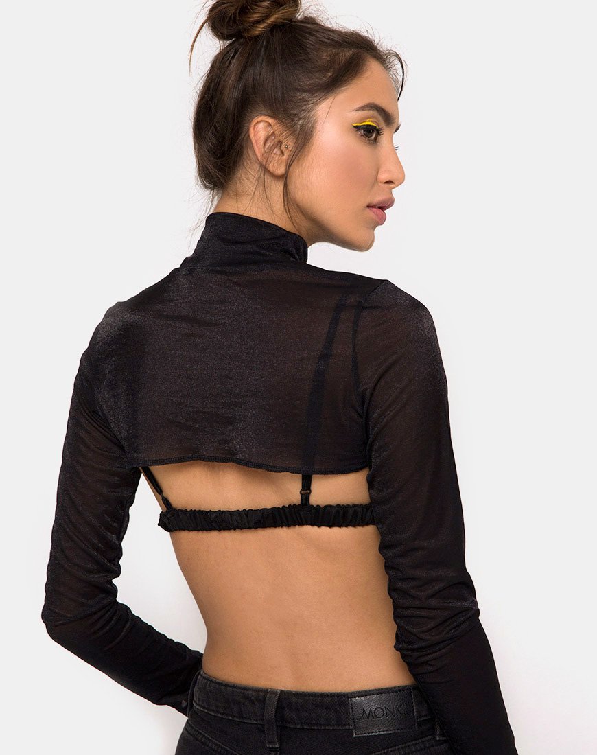 Afbeelding van Gola Top in Sheer Mesh Zwart