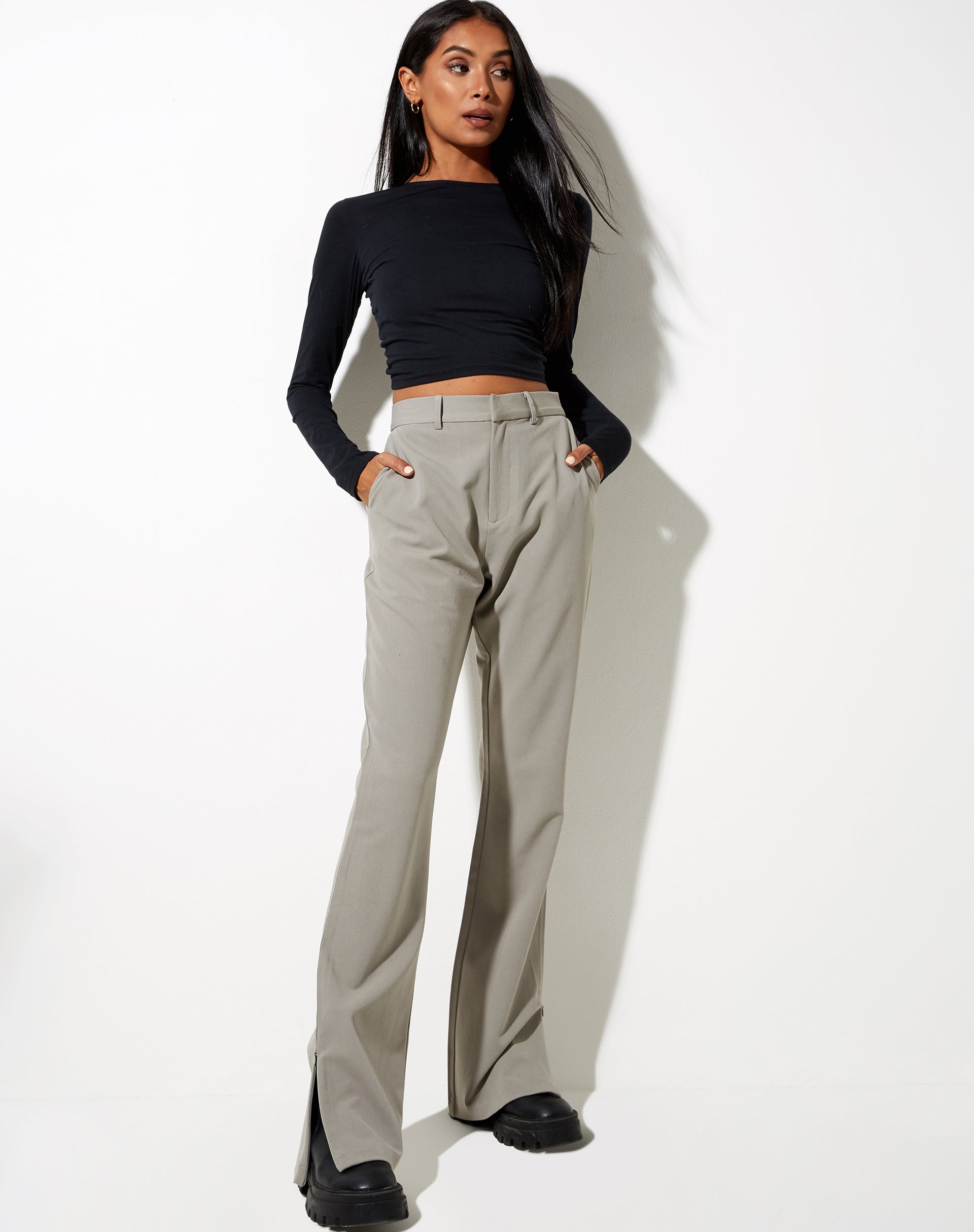 Afbeelding van Grego broek in groen beige