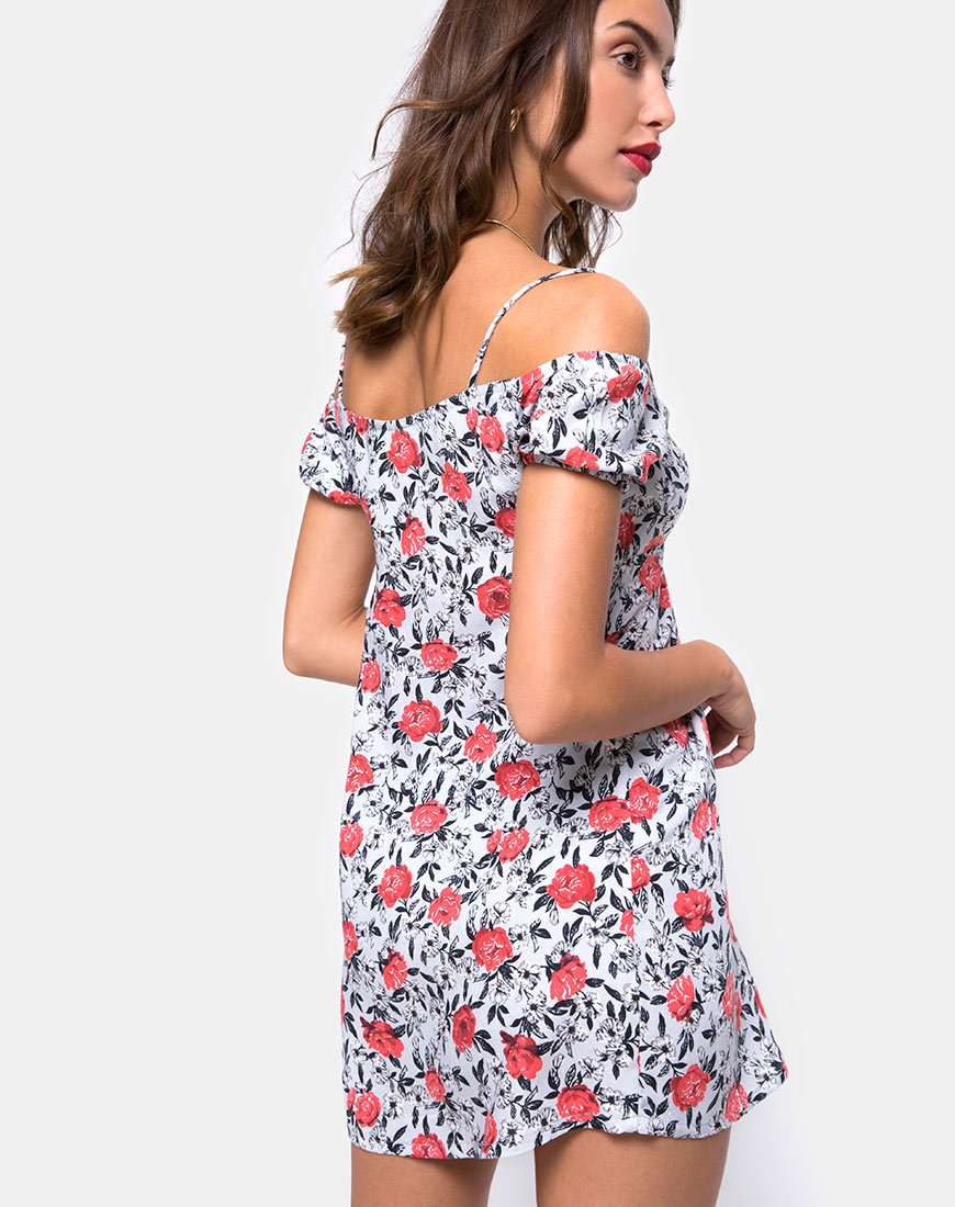 Afbeelding van Karoo Mini Jurkje in Blooming Rose