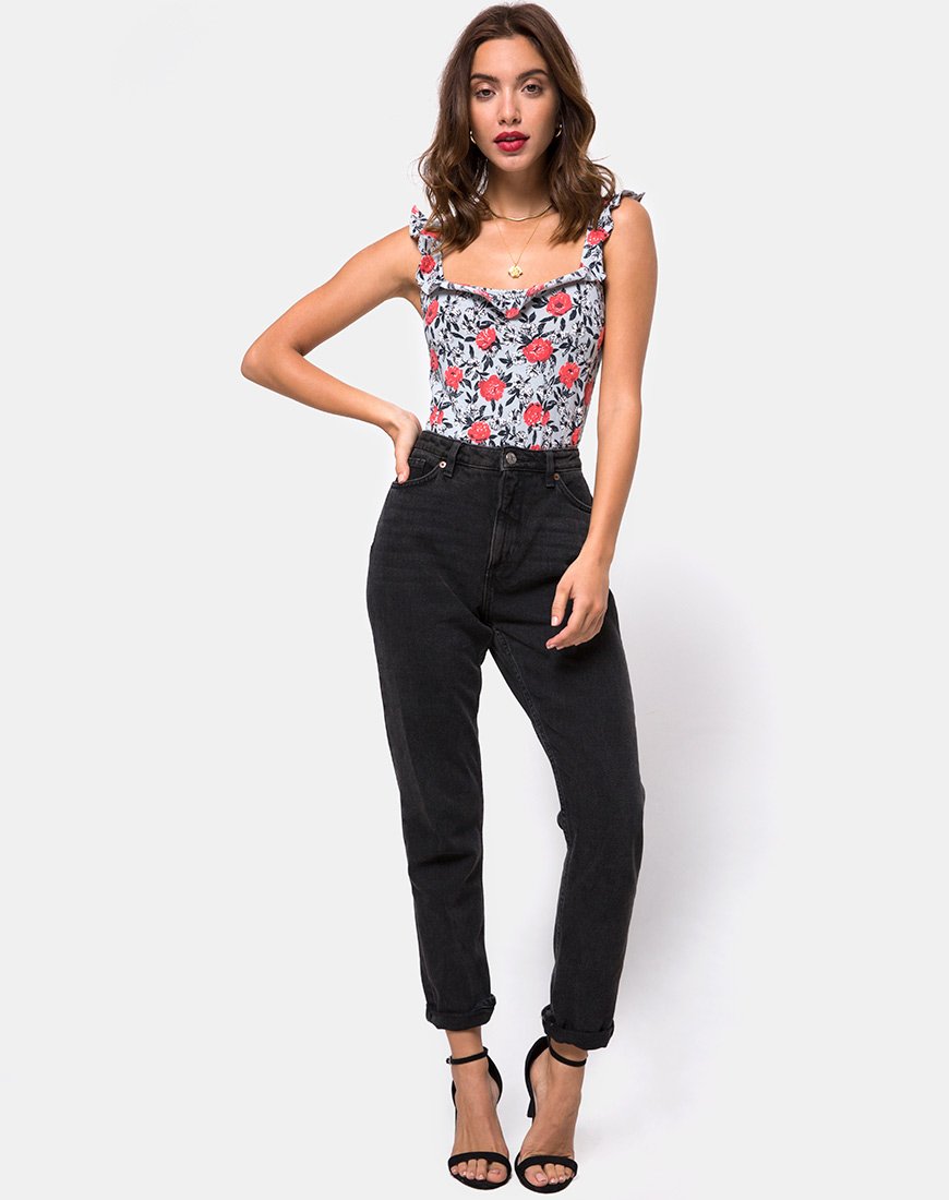 Afbeelding van Maeril Bodice in Blooming Rose