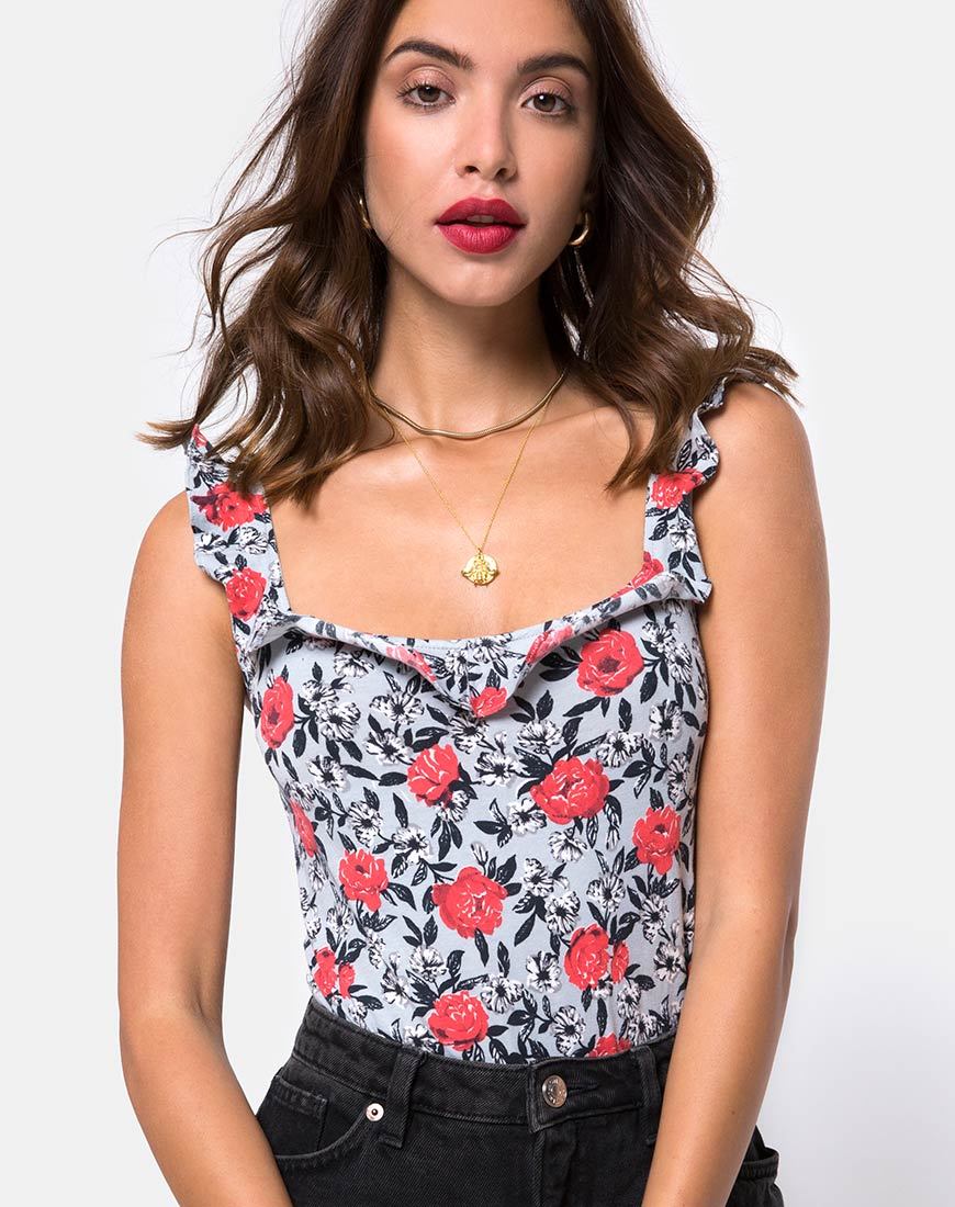 Afbeelding van Maeril Bodice in Blooming Rose