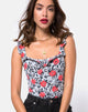 Afbeelding van Maeril Bodice in Blooming Rose