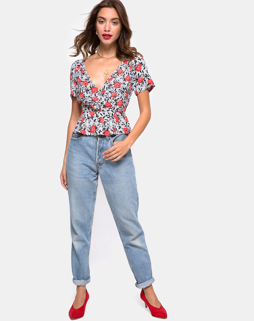 Afbeelding van Shanina Top in Blooming Rose