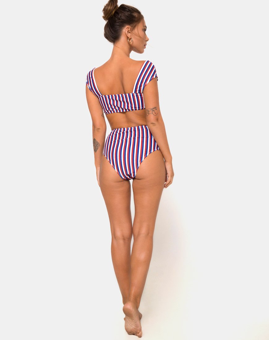 Afbeelding van Grifin Bikinitop in Triple Stripe