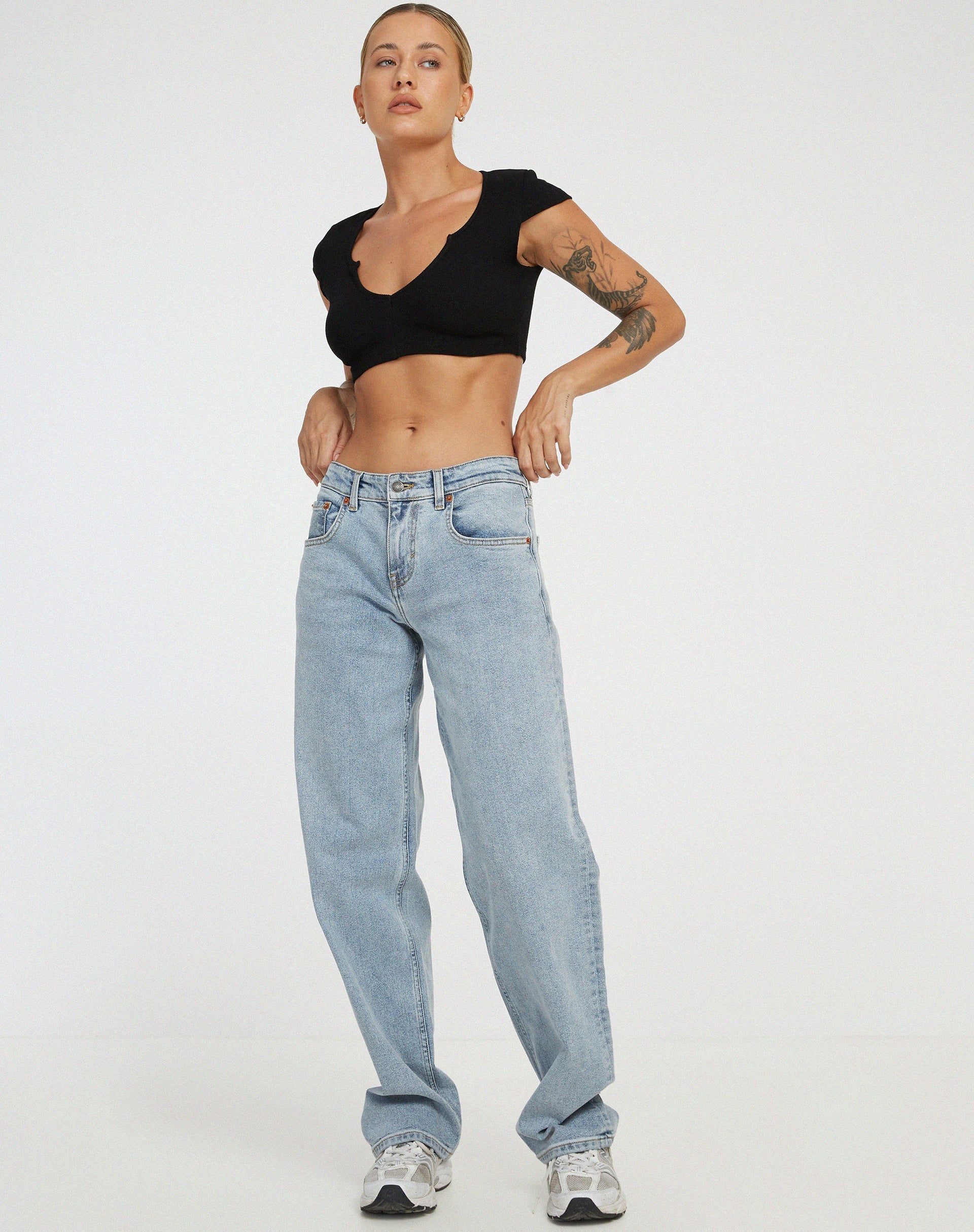 afbeelding van Guanna Crop Top in zwart