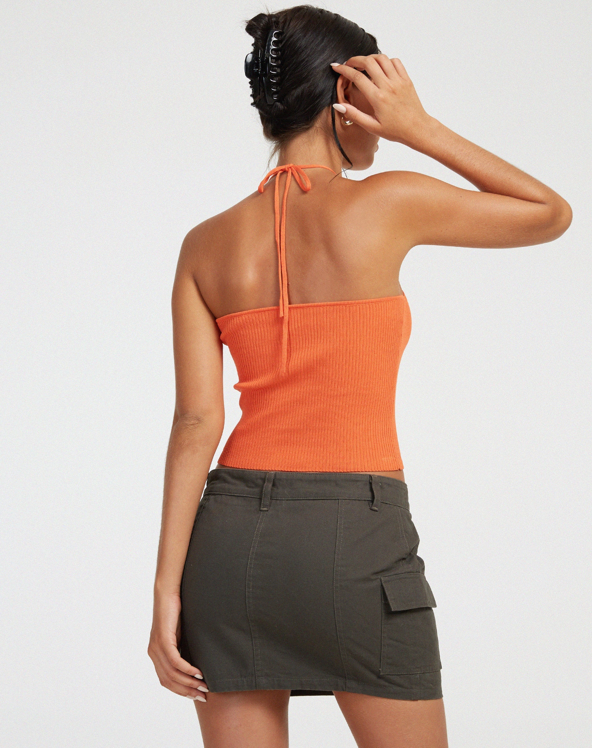 Afbeelding van Gunmo Crop Top in Oranje